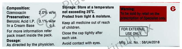 Ozamore DS 2% Cream 10gm
