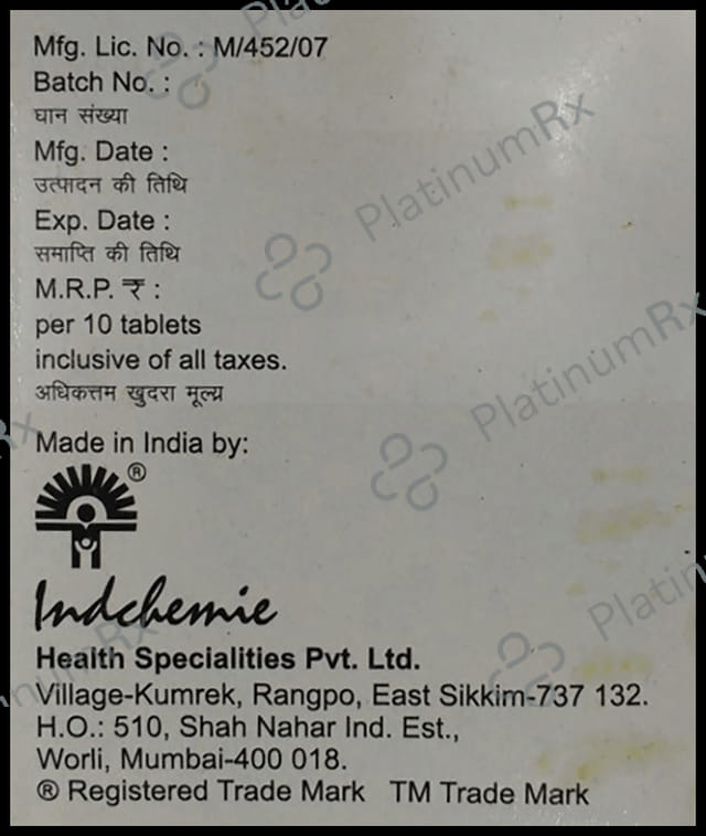 Afineday 120/10mg Tablet 10s