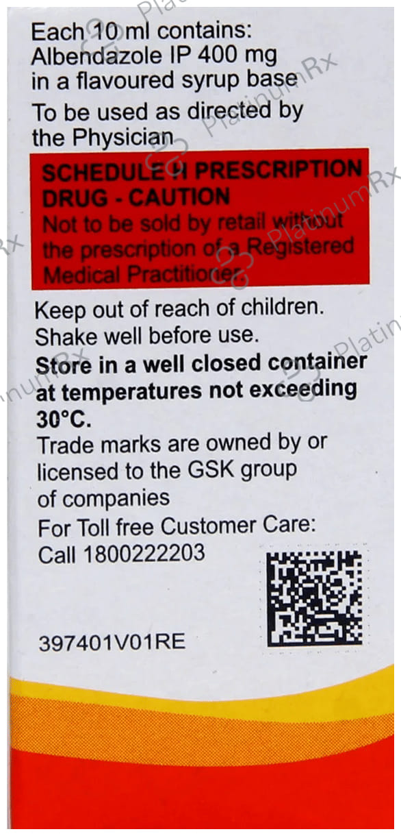 Zental 200mg Syrup