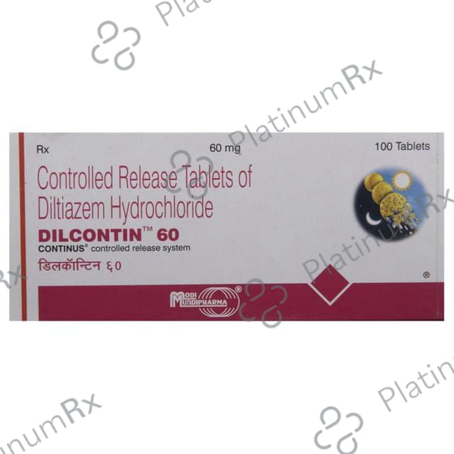 Dilcontin 60mg Tablet CR 10s