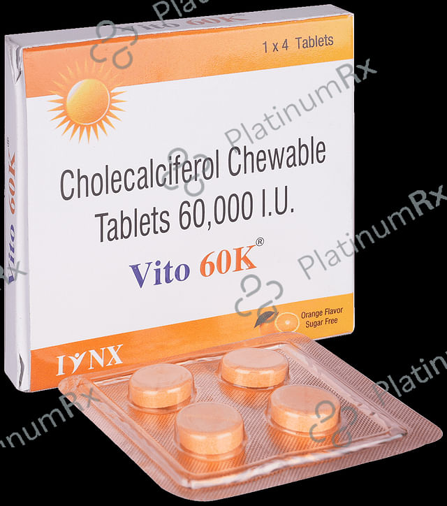 Vito 60K Chewable Tablet Orange Sugar Free
