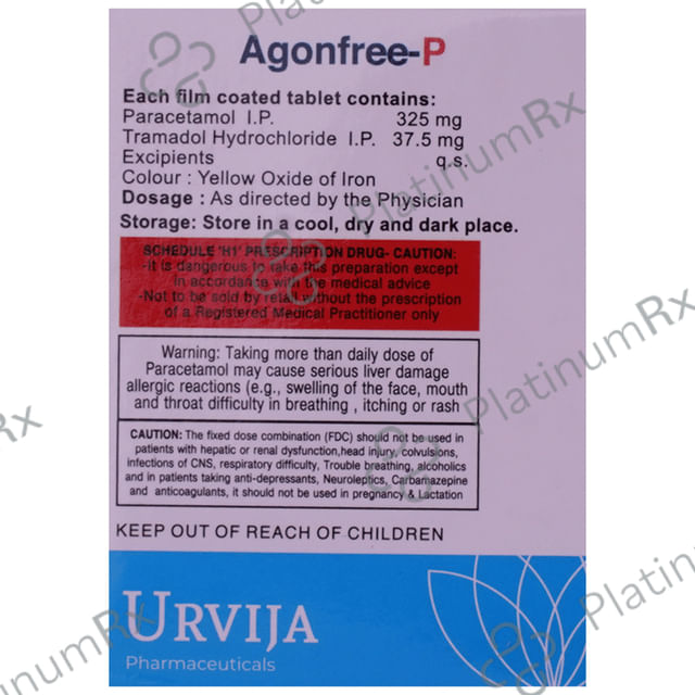 Agonfree P 325/37.5mg Tablet 10s