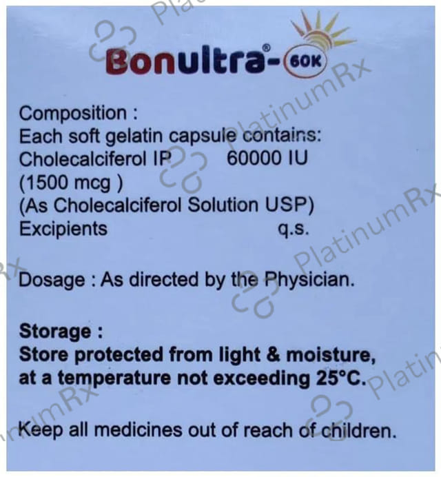 Bonultra 60K Soft Gelatin Capsule