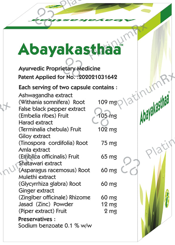 Abayakasthaa Natural Immunity Booster Capsule