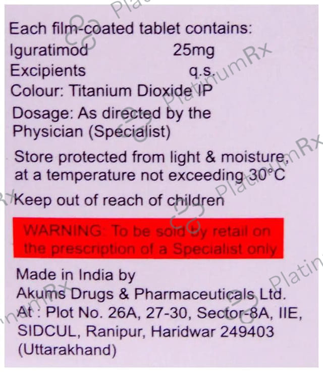 Igurati 25mg Tablet 10s
