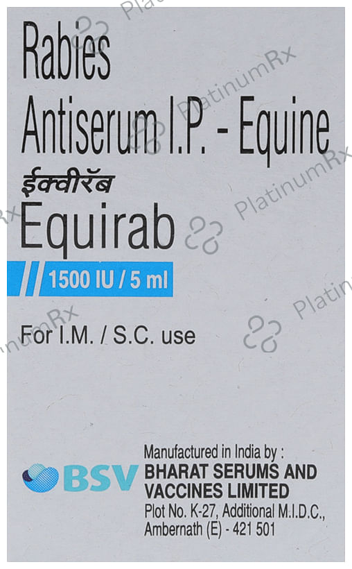 Equirab 1500IU Injection 5ml