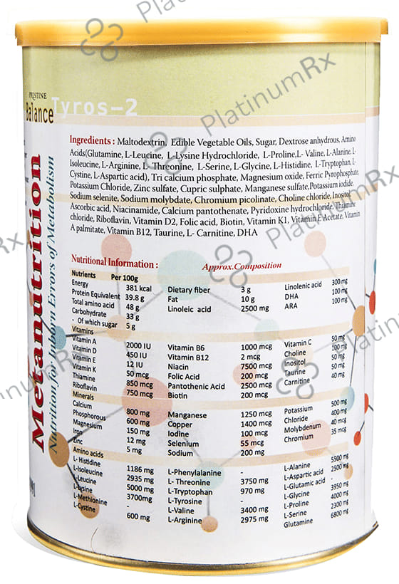Pristine Balance Metanutrition Tyros 2 (3 Years & Above) Powder Chocolate