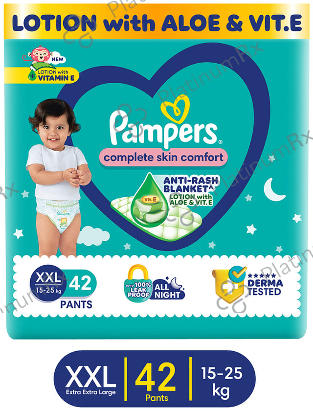 Pampers All-Round Protection Anti Rash Blanket Diaper Lotion with Aloe Vera XXL