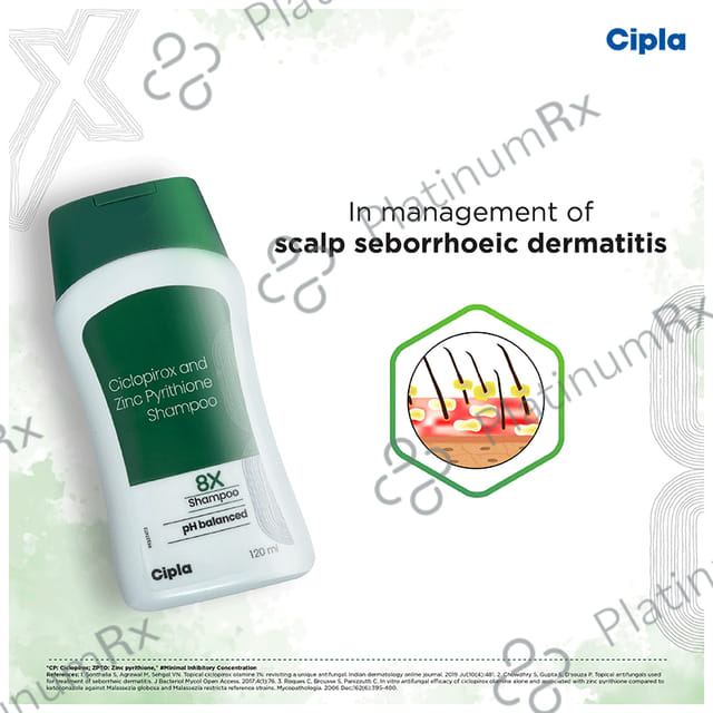 8X Shampoo 120ml