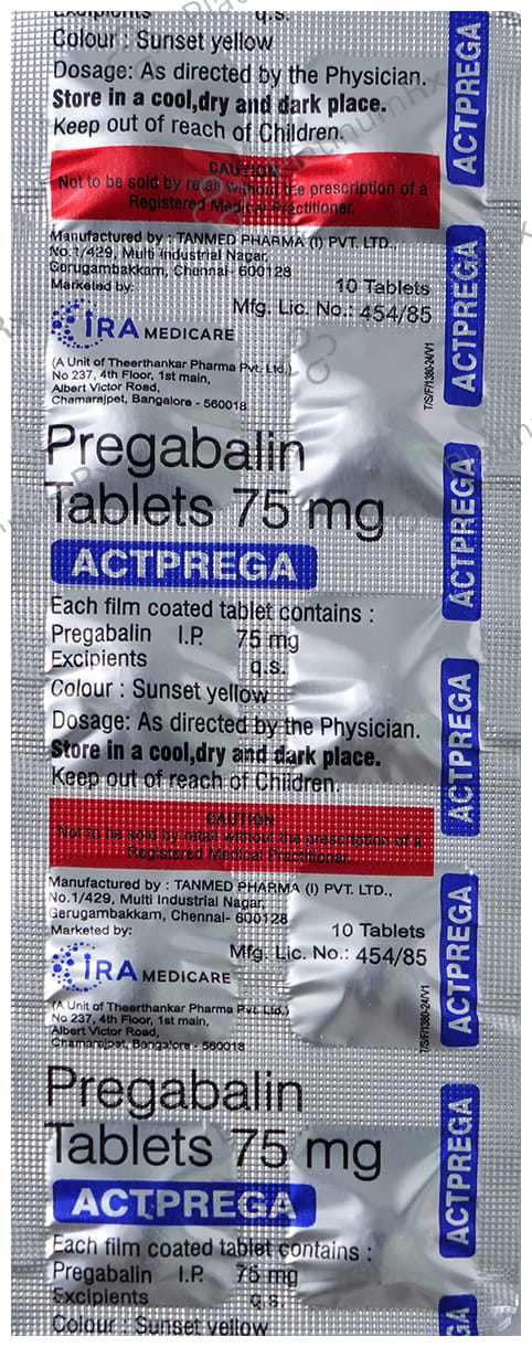 Actprega 75mg Tablet 10s