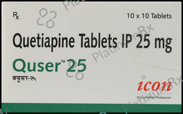 Quser 25mg Tablet 10s