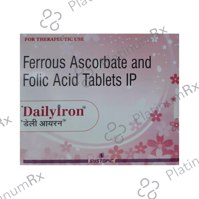 Daily Iron 100/1.5mg Tablet 15s