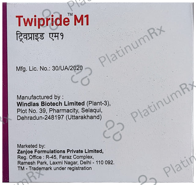 Twipride M 1 Tablet PR