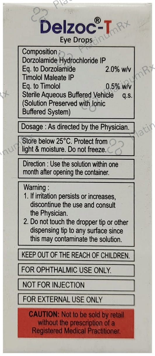 Delzoc T Eye Drop 5ml