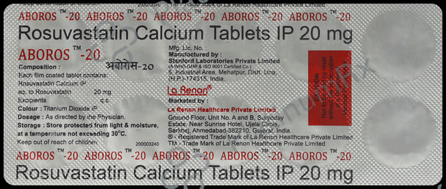 Aboros 20mg Tablet 10s