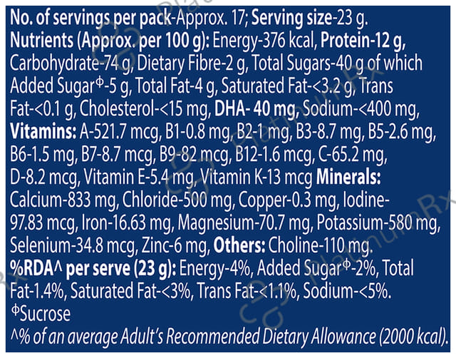 Horlicks Junior- For Kids' Active Brain & Height Gain - Flavour Chocolate