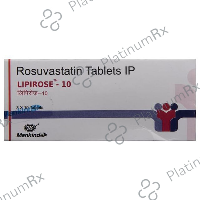 Lipirose 10mg Tablet 10s