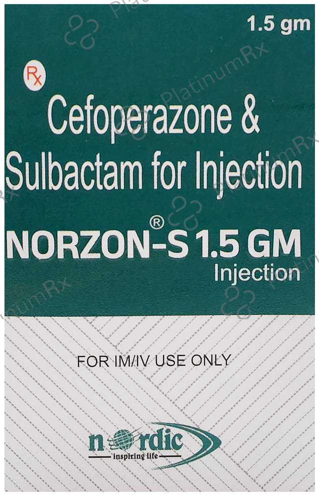 Norzon S 1000/500mg Injection 1s