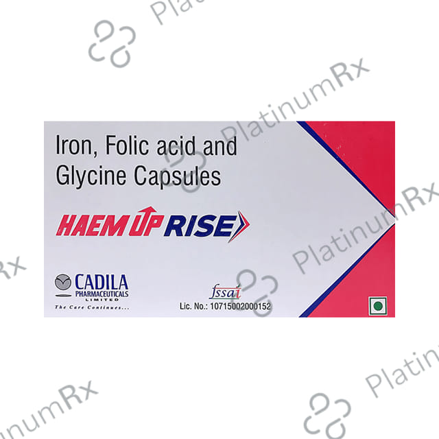 Haem UP Rise 30/10mg/250mcg Capsule 15s