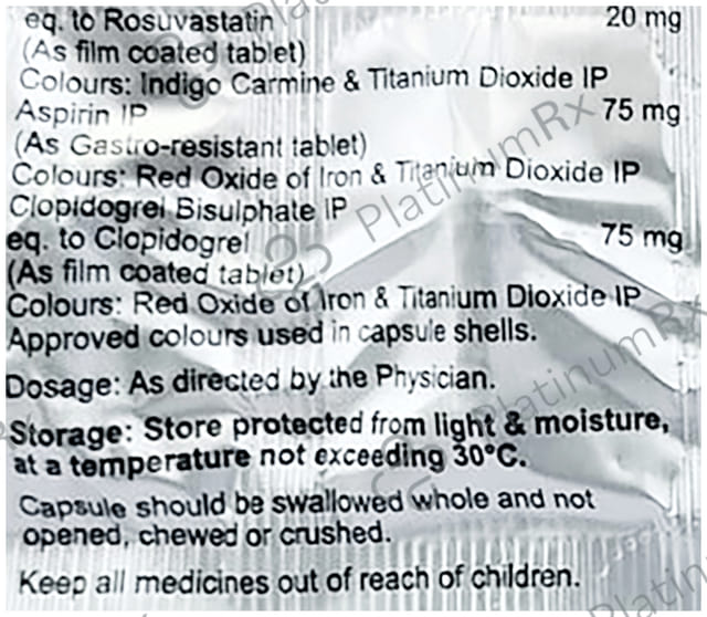 Arostat Gold 75/20/75mg Capsule 10s