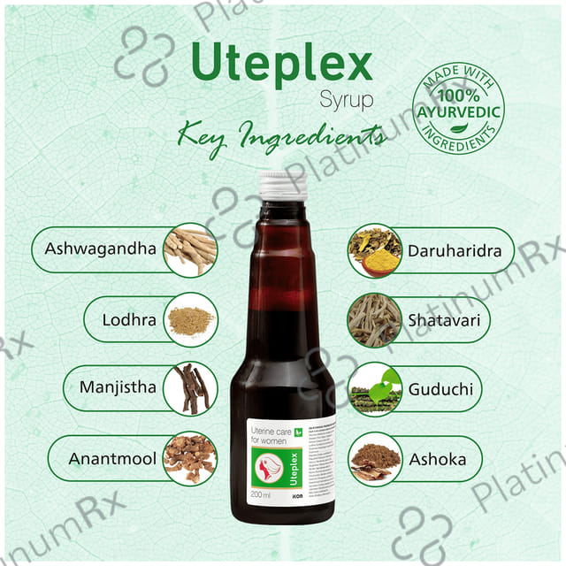 Uteplex Syrup (200ml Each) 1 Bottle