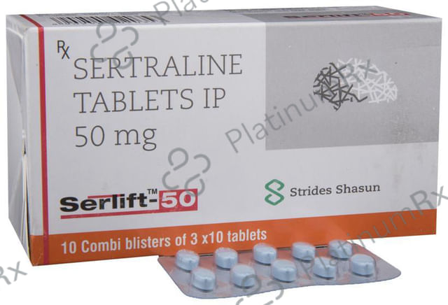 Serlift 50mg Tablet 10s