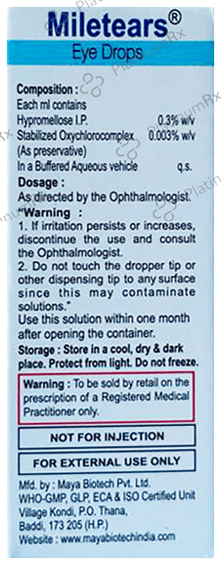 Miletears Eye Drop 10ml