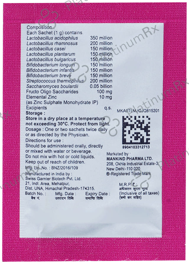 Flora ZN Orange Sachet 1gm