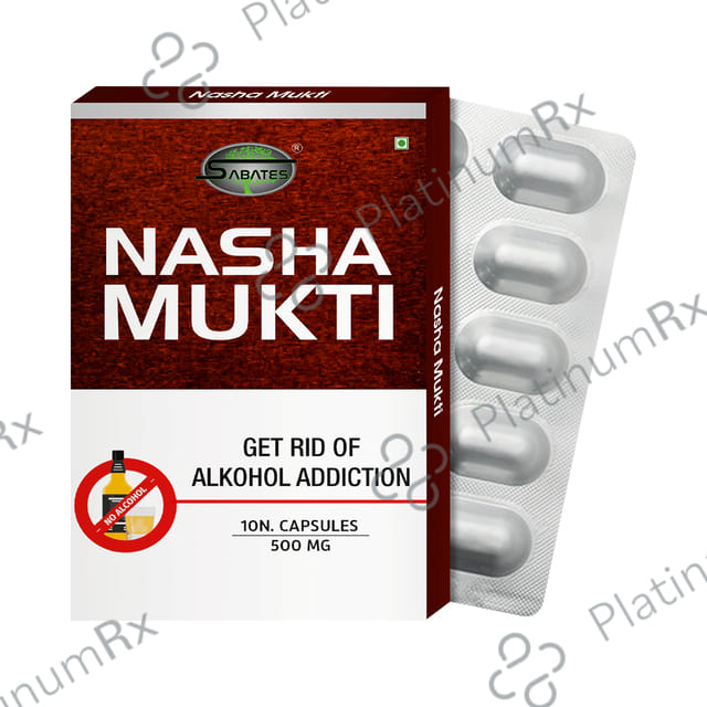 Sabates Nasha Mukti Capsule 10 capsules