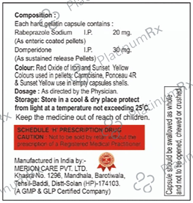 Rabidi DSR 30/20mg Capsule 10s