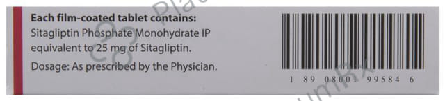 Januvia 25mg Tablet 7s