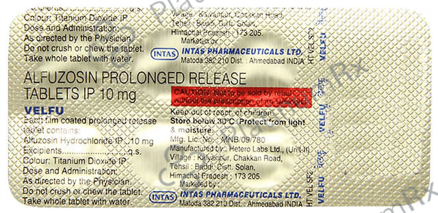 Velfu PR 10mg Tablet 7s