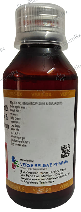 Vers DX Syrup Mint 100ml