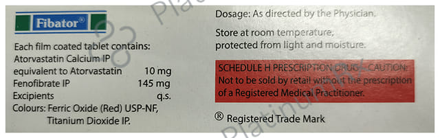 Fibator 10/145mg Tablet 10s