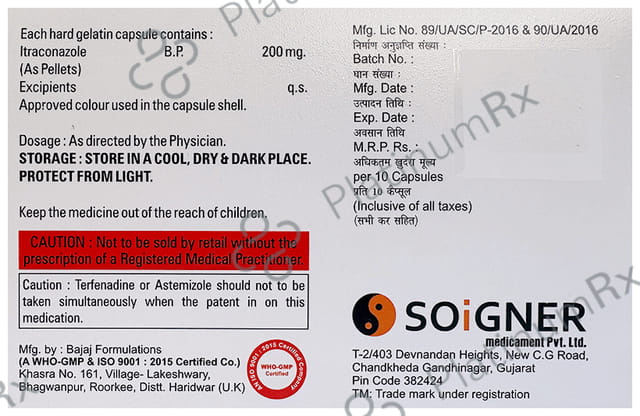 Itrasog 200mg Capsule 10s