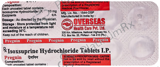 Pregnin 10mg Tablet 10s
