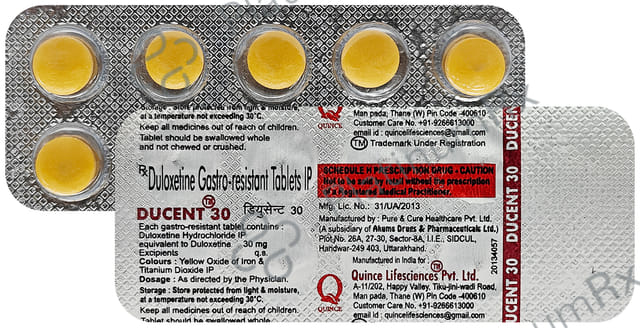 Ducent 30mg Tablet 10s