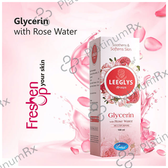 Leeglys Glycerin With Rose Water Liquid 100ml