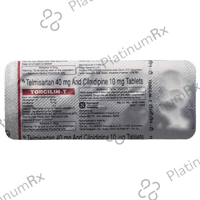 Torcilin T 10/40mg Tablet 10s