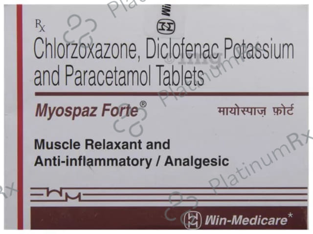 Myospaz Forte 500/50/325mg Tablet 10s