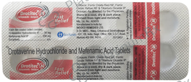 Drotitec M Tablet 10s