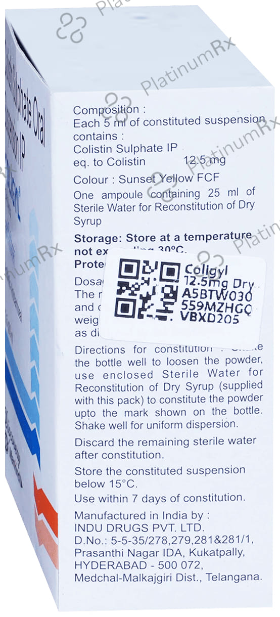 Coligyl 12.5mg Dry Syrup 30ml