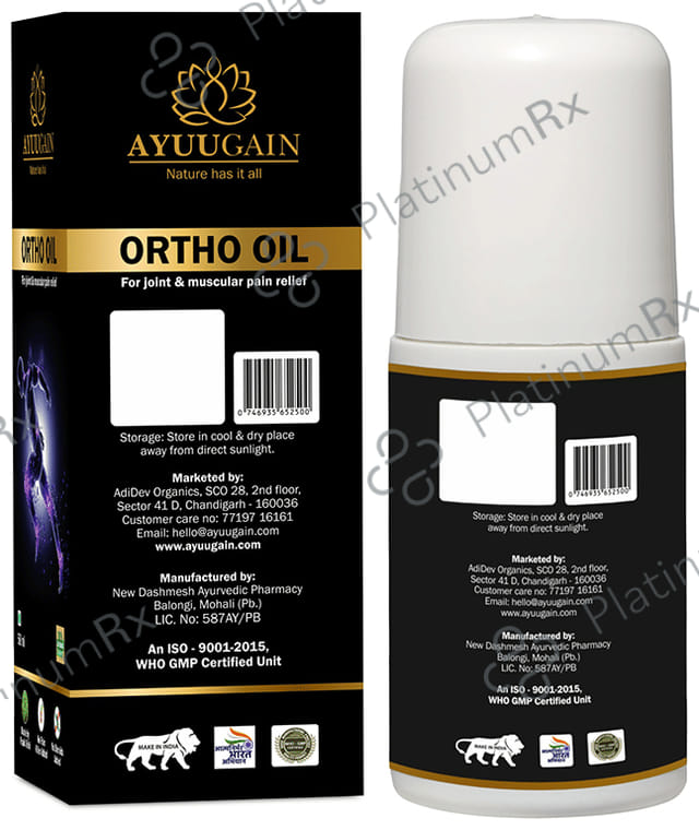 Ayuugain Ortho Oil for Joint & Muscular Pain Relief