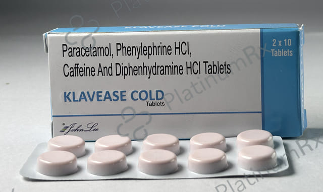 Klavease Cold Tablet 10s