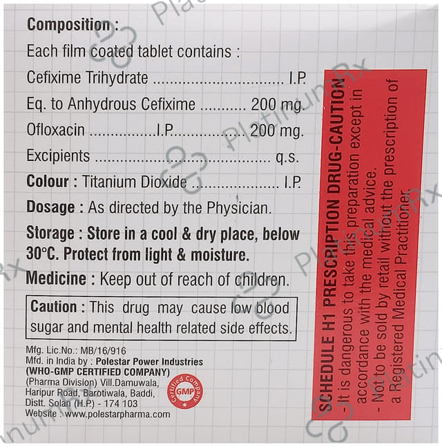Oflo Plus 200mg/200mg Tablet