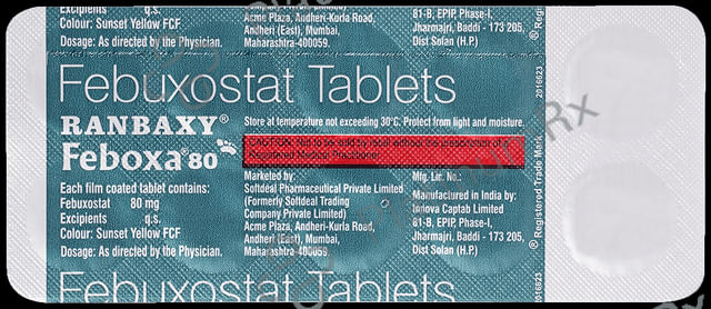 Feboxa 80mg Tablet 10s