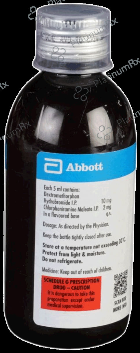 Tossex DMR 2/10mg Kiwi Sugar Free Syrup 100ml