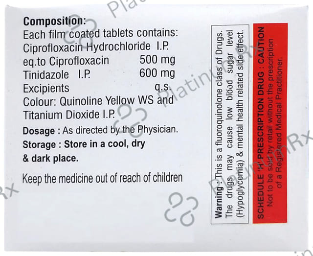 Ciprovaxl TZ 500mg/600mg Tablet