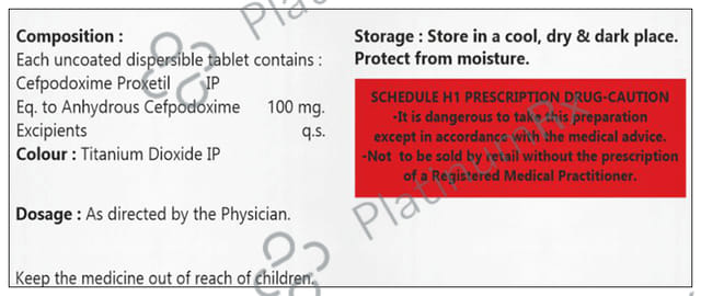Vaxdox 100mg Tablet DT 10s