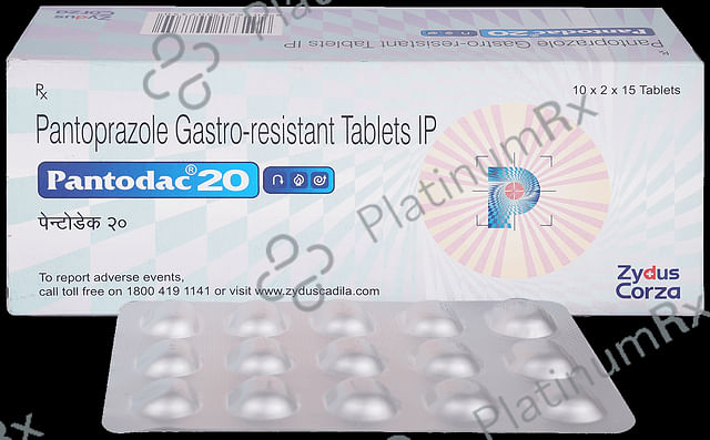 Pantodac 20mg Tablet 15s